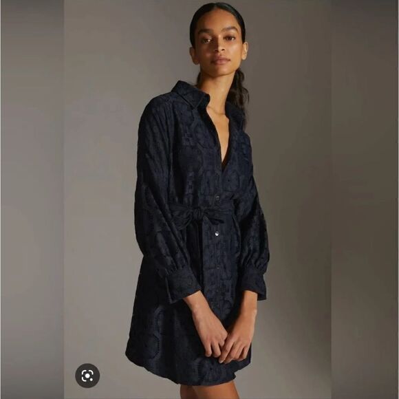 Maeve lace shirt dress NWT   - Picture 1 of 8